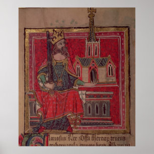Poster Cott Nero D VIII Offa, roi de Mercia