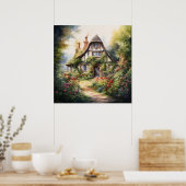 Poster Cottage anglais (Cuisine)