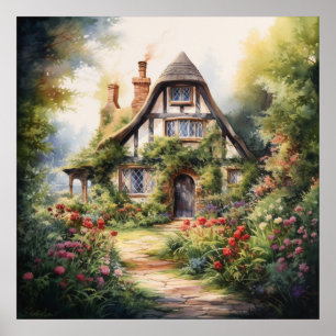 Poster Cottage anglais