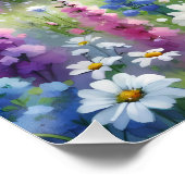 Poster Cottage balnéaire et phare aquarelle (Coin)