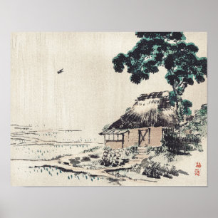 Poster Cottage de Kōno Bairei