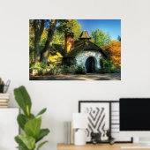Poster Cottage - La petite maisonnette (Bureau à domicile)