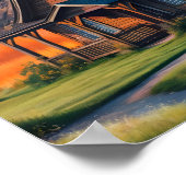 Poster Cottage Sunset (Coin)