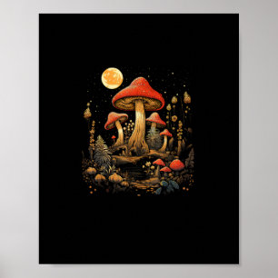 Poster Cottagecore Champignon Cottagecore Esthétique Gobl