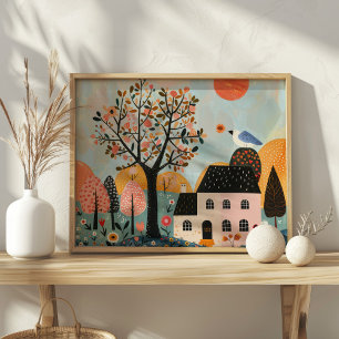 Poster Cottagecore Paysage Grossiste Mur Art