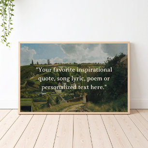 Poster Cottagecore Peinture Vintage Ajouter Votre Propre 