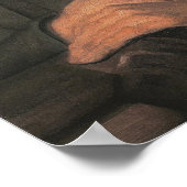 Poster Cou - Avec Un Livre (Coin)