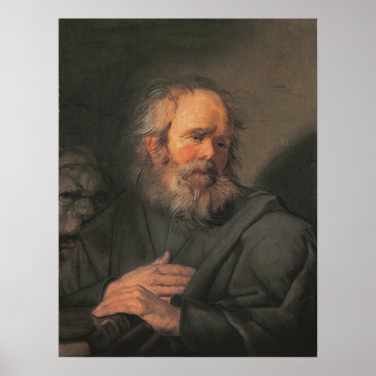 Poster Cou - Avec Un Livre (Devant)
