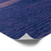 Poster Couché de soleil de Taupo (Coin)