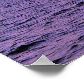 Poster Couche de soleil violet (Coin)