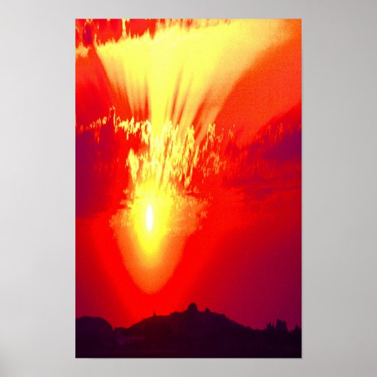 Poster Coucher de soleil (Devant)