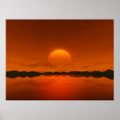 Poster coucher de soleil (Devant)