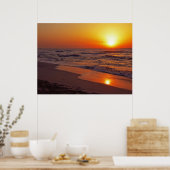 Poster Coucher de soleil (Cuisine)