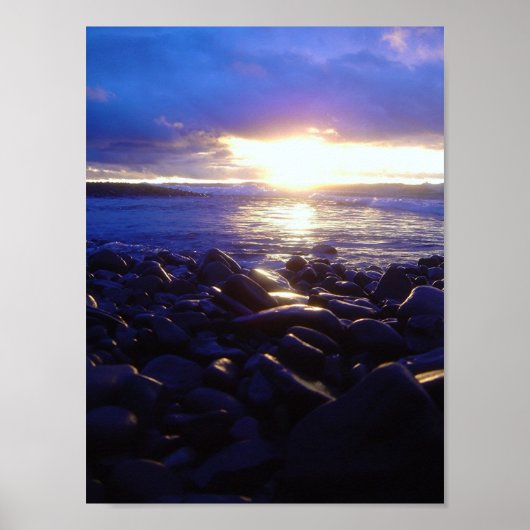 Poster coucher de soleil (Devant)