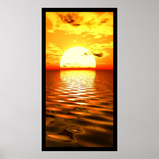Poster Coucher de soleil