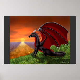 Poster Coucher de soleil