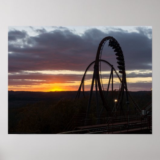 Poster Coucher de soleil (Devant)