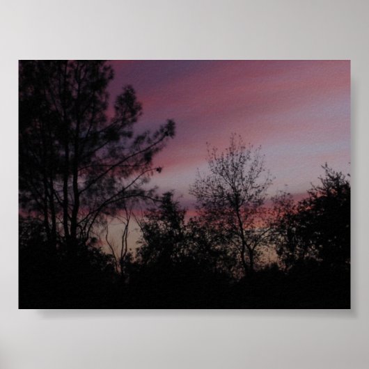 Poster Coucher de soleil (Devant)