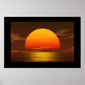 Poster coucher de soleil (Devant)