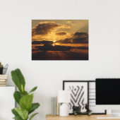 Poster Coucher de soleil (Bureau à domicile)