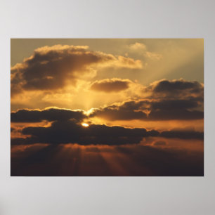 Poster Coucher de soleil