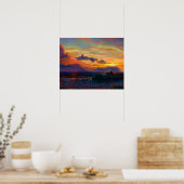 POSTER COUCHER DE SOLEIL (Cuisine)