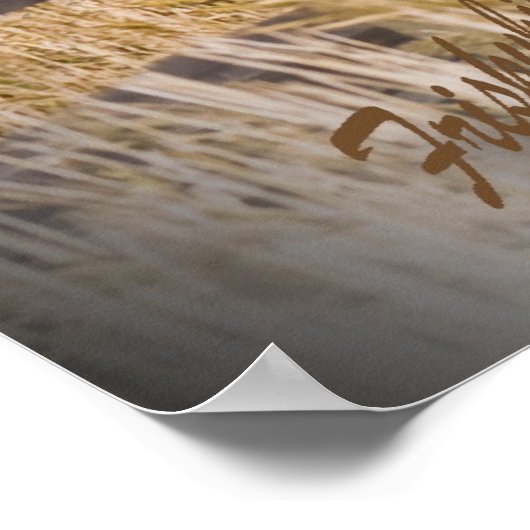 Poster Coucher de soleil (Coin)