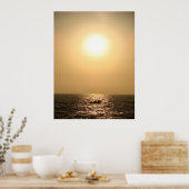 Poster Coucher de soleil à Alexandrie (Cuisine)