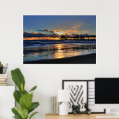 Poster Coucher de soleil à basse tension (Bureau à domicile)