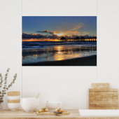 Poster Coucher de soleil à basse tension (Cuisine)