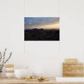 Poster Coucher de soleil à Big Bend (Cuisine)