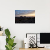 Poster Coucher de soleil à Big Bend 24x16 (Bureau à domicile)
