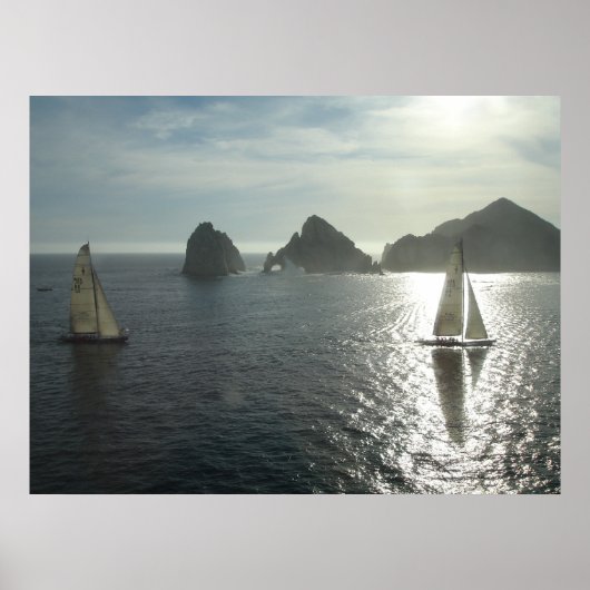 Poster Coucher de soleil à Cabo (Devant)