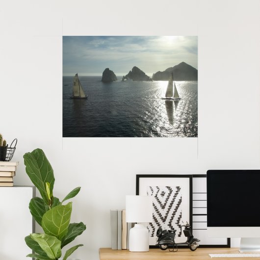 Poster Coucher de soleil à Cabo (Bureau à domicile)