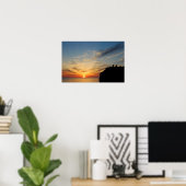 Poster Coucher de soleil à Capo Caccia, Alghero, Sardaign (Bureau à domicile)