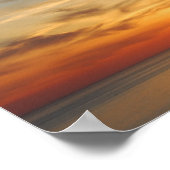 Poster Coucher de soleil à Capo Caccia, Alghero, Sardaign (Coin)