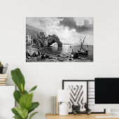 Poster ~ Coucher de soleil à Capri ~ Photogravure (Bureau à domicile)