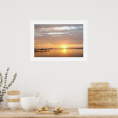 Poster Coucher de soleil à Dunedin, Floride (Cuisine)