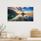 Poster Coucher de soleil à El Nido (Cuisine)