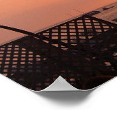 Poster Coucher de soleil à Hawaii (Coin)