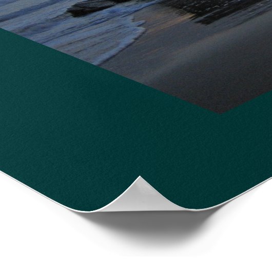 Poster Coucher de soleil à Laguna Beach (Coin)