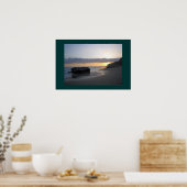 Poster Coucher de soleil à Laguna Beach (Cuisine)