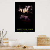 Poster Coucher de soleil à l'Hôtel La Posada de Engelbert (Cuisine)