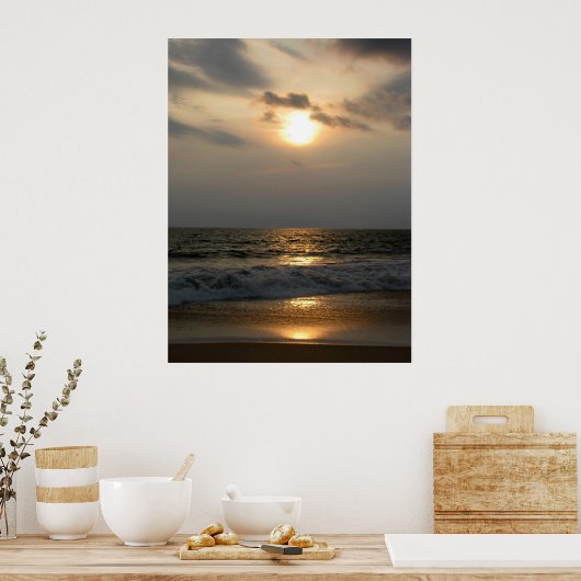 Poster Coucher de soleil à Mazatlan (Cuisine)