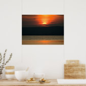 Poster Coucher de soleil à Neusiedlersee (Cuisine)
