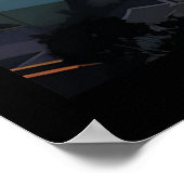 POSTER COUCHER DE SOLEIL À PÈRE NOËL MONICA #1 (Coin)