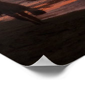 Poster Coucher de soleil à Rincon, Porto Rico (Coin)