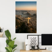 Poster Coucher de soleil à Rio de Janeiro (Bureau à domicile)