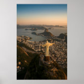Poster Coucher de soleil à Rio de Janeiro (Devant)