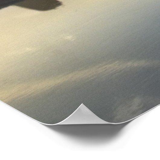 Poster Coucher de soleil à Ruby Beach, Parc National Olym (Coin)